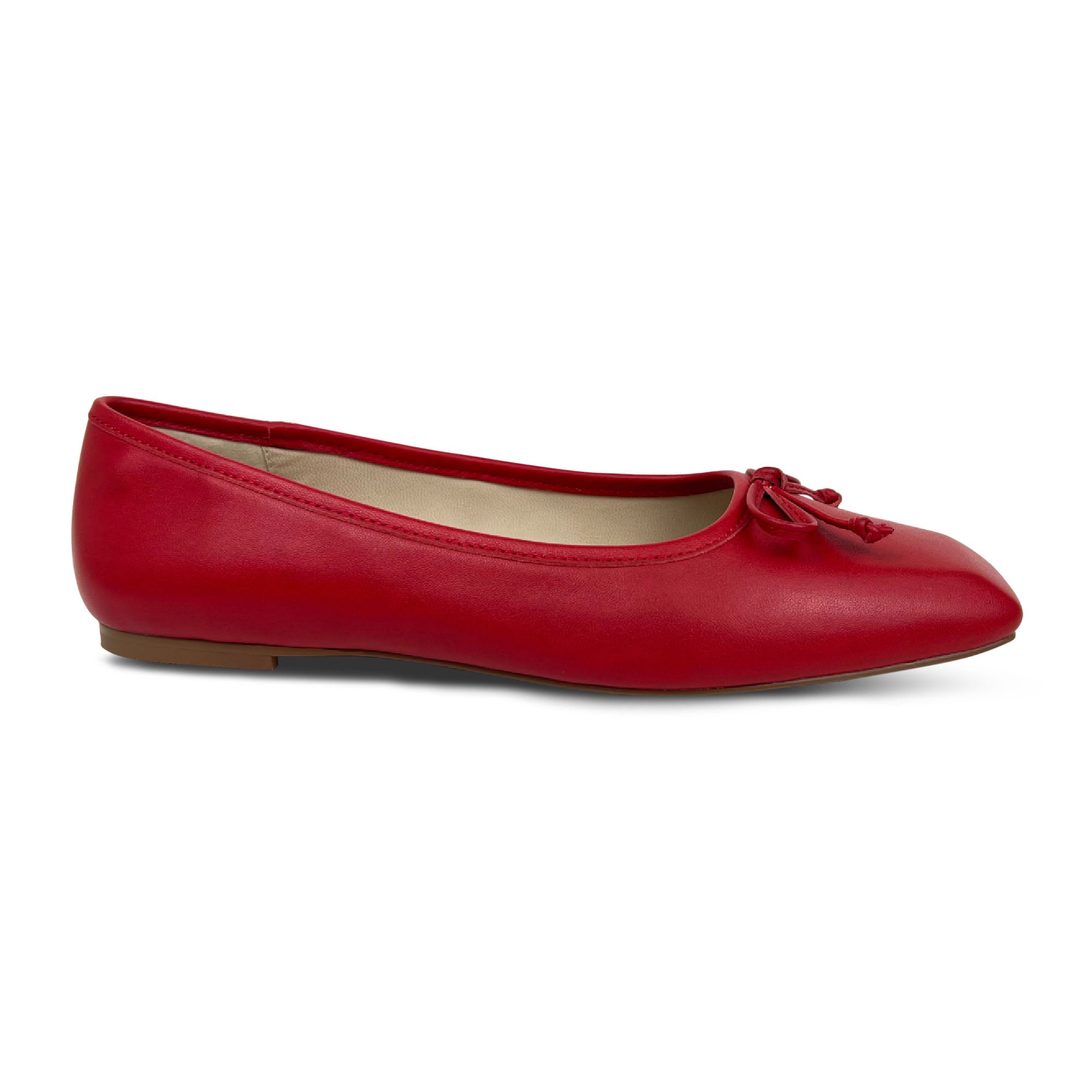 Red flat dress shoes online