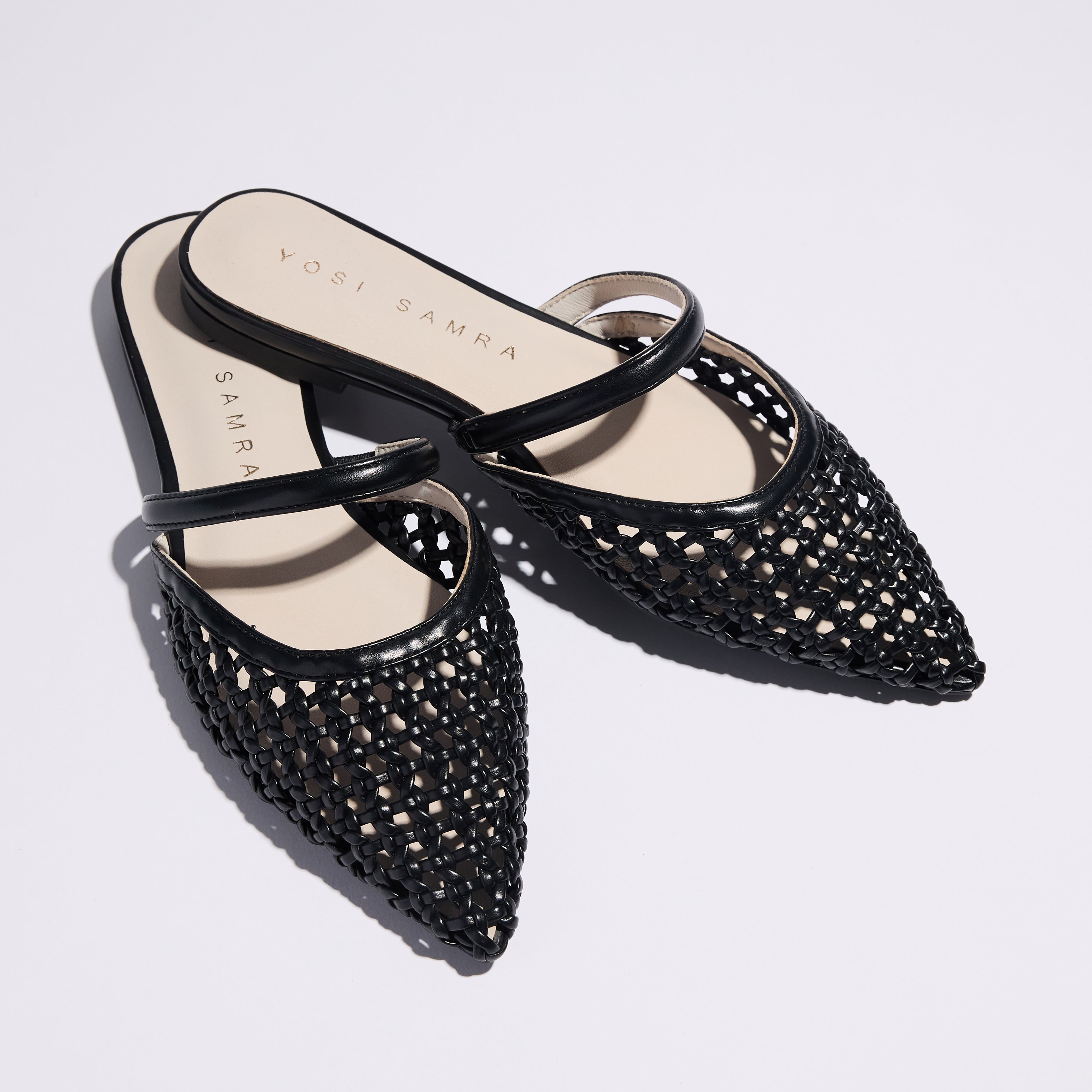 Justine Slingback in Black Hand Woven