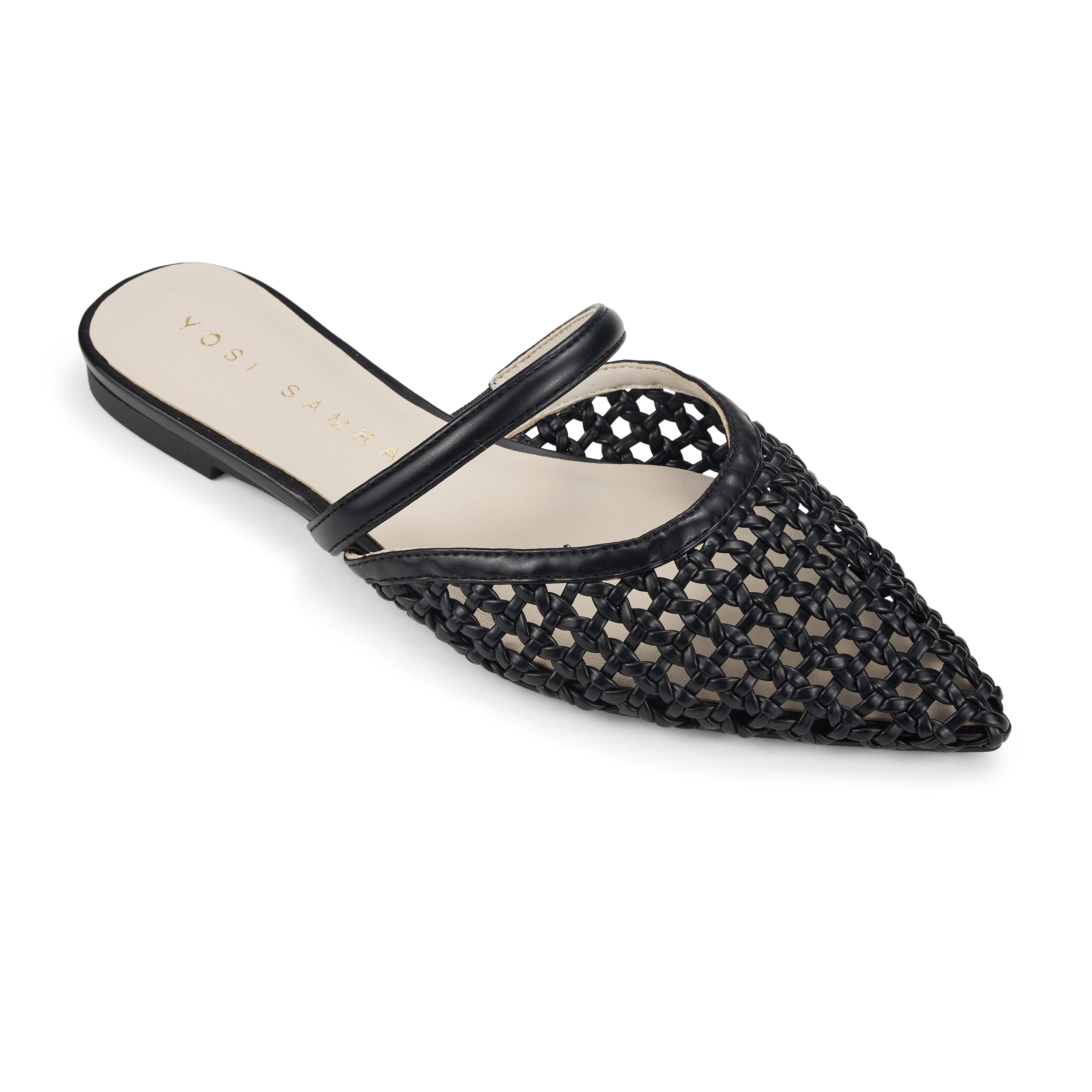 Justine Slingback in Black Hand Woven