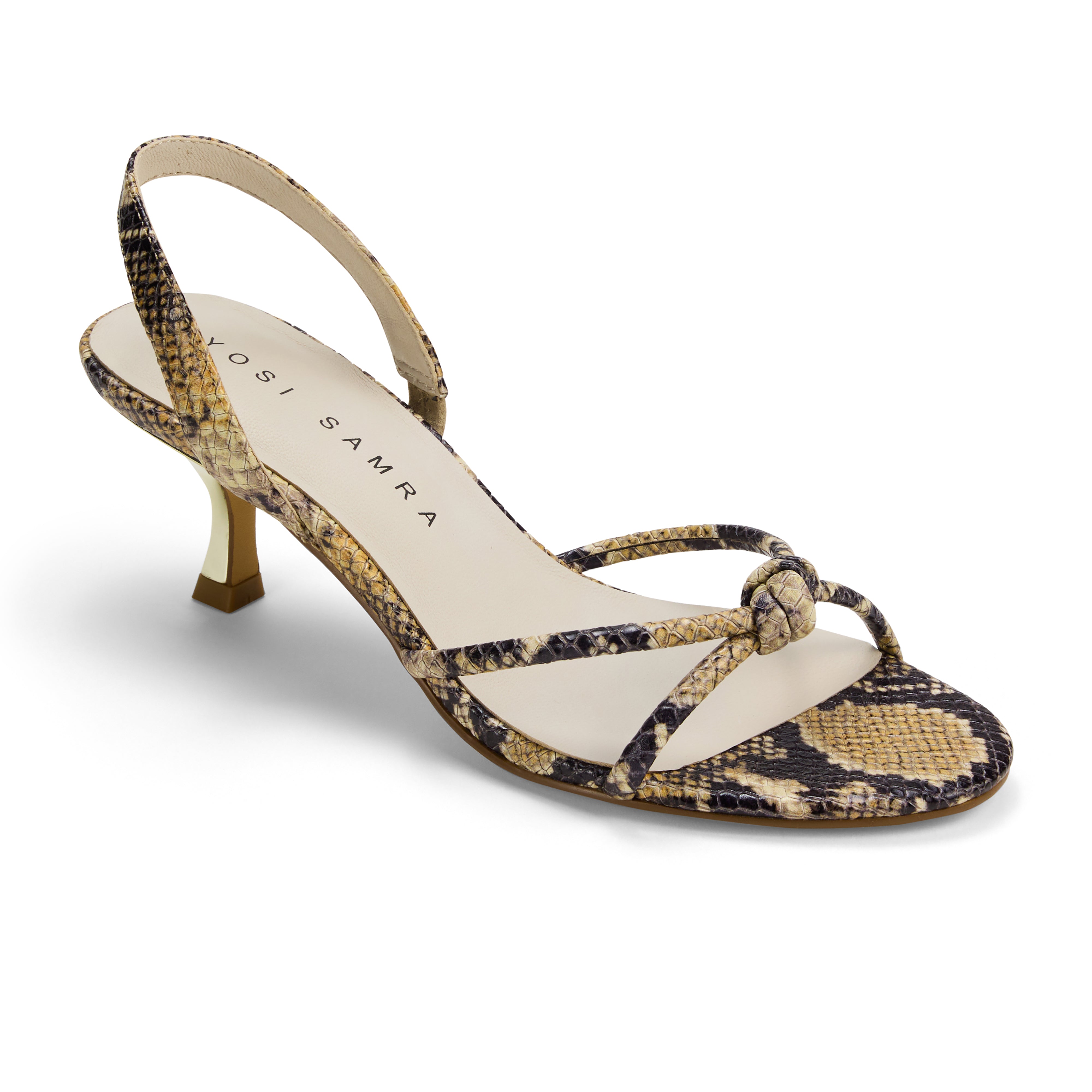 Kaia Dress Sandal in Python Leather