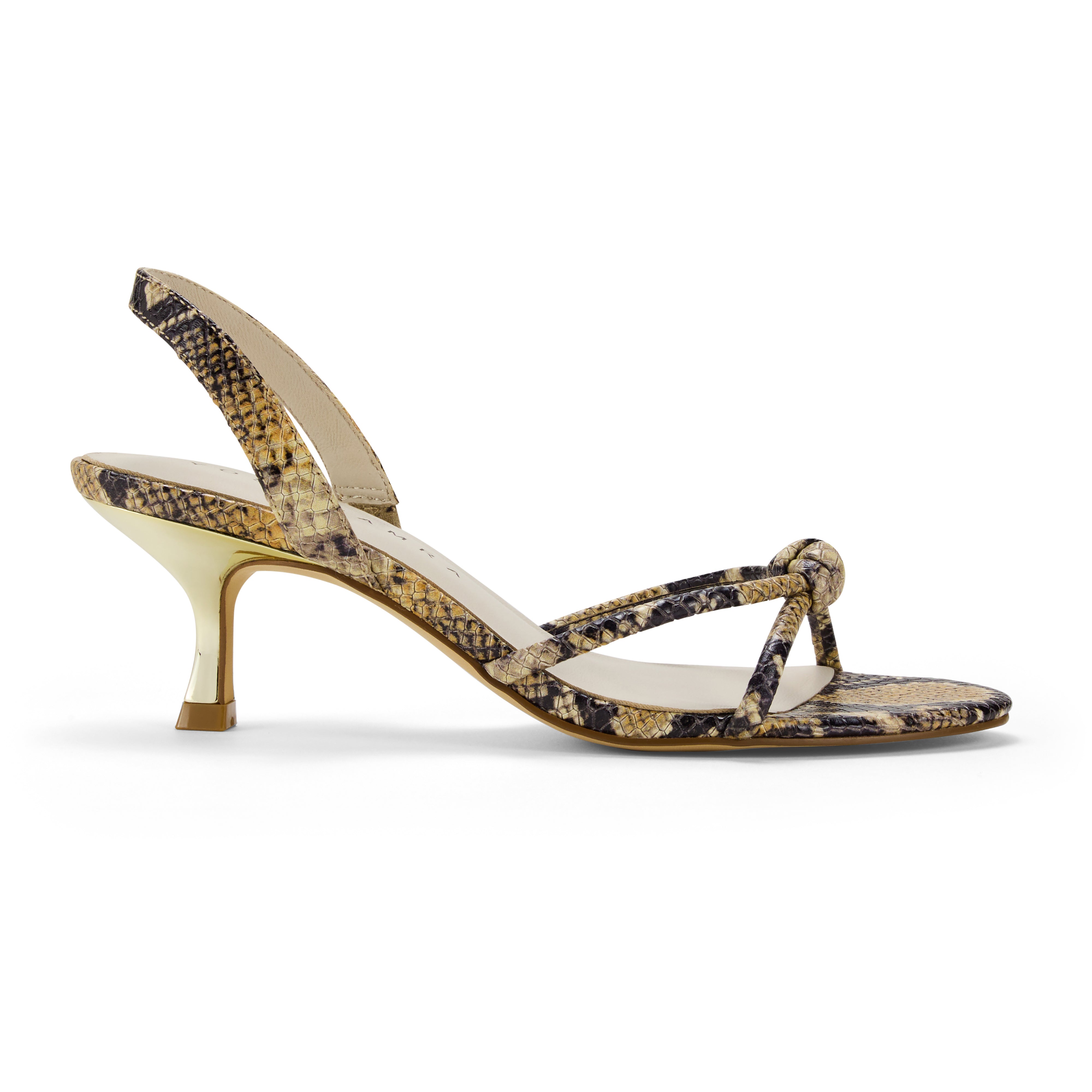 Kaia Dress Sandal in Python Leather