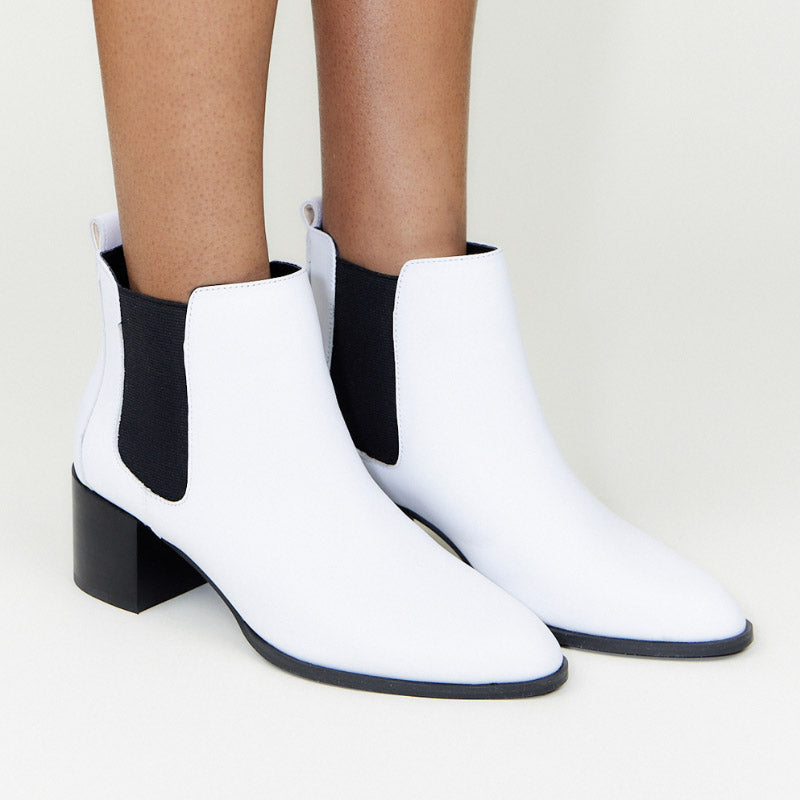 Chelsea boots shops white