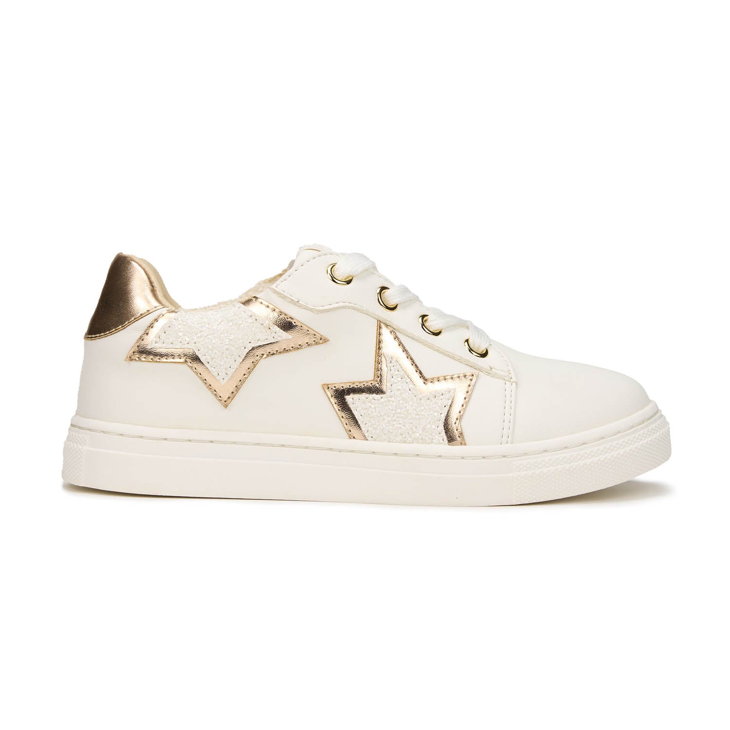 Miss Harper Sneaker in Rose Gold Glitter - Kids