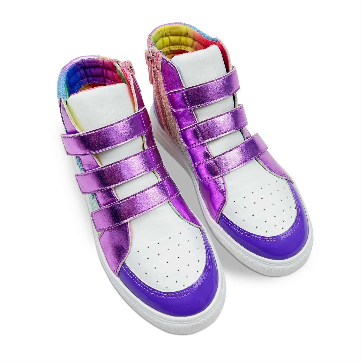 Miss Hannah Velcro Sneaker in Purple - Kids