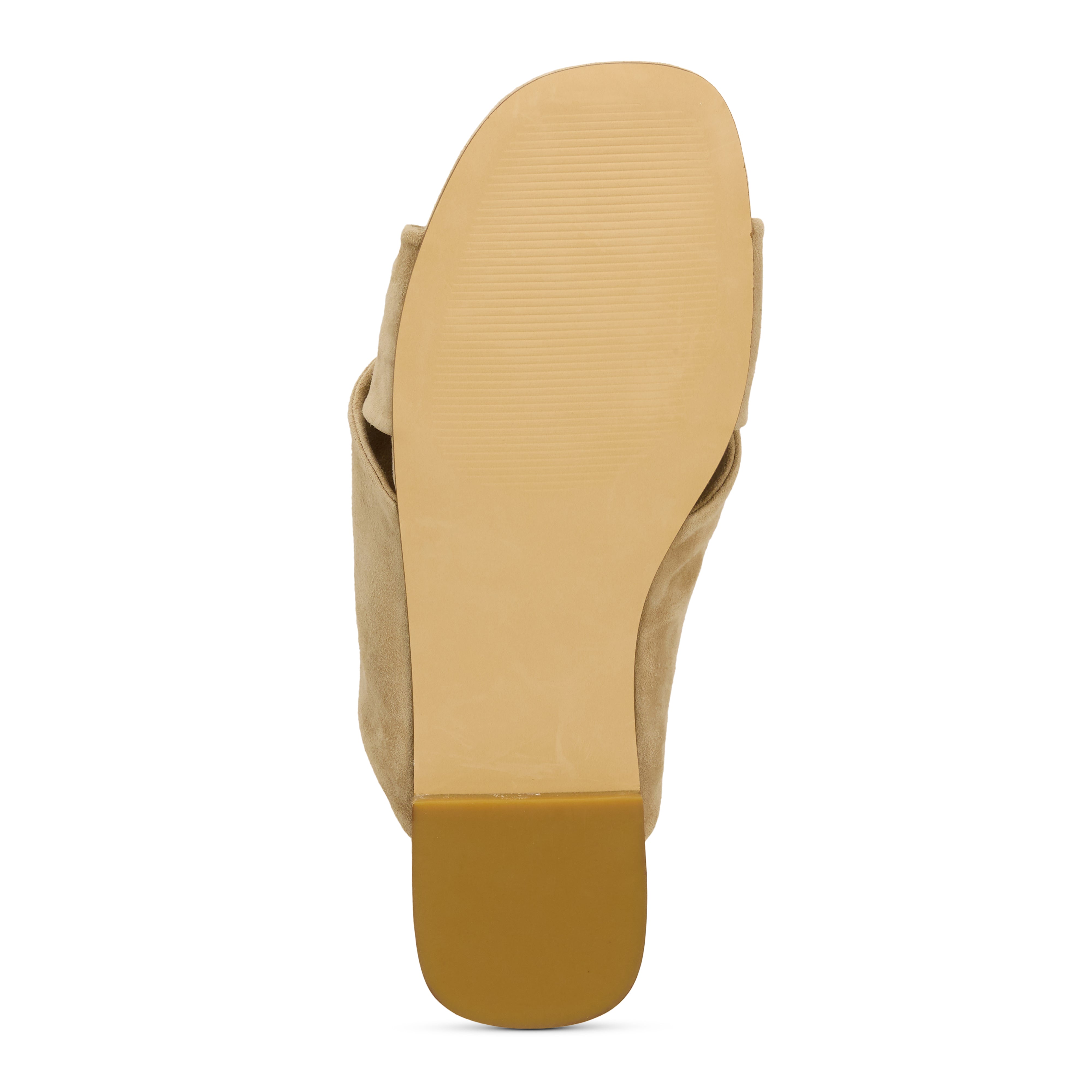 Nadia Slide Sandal in Oat Suede