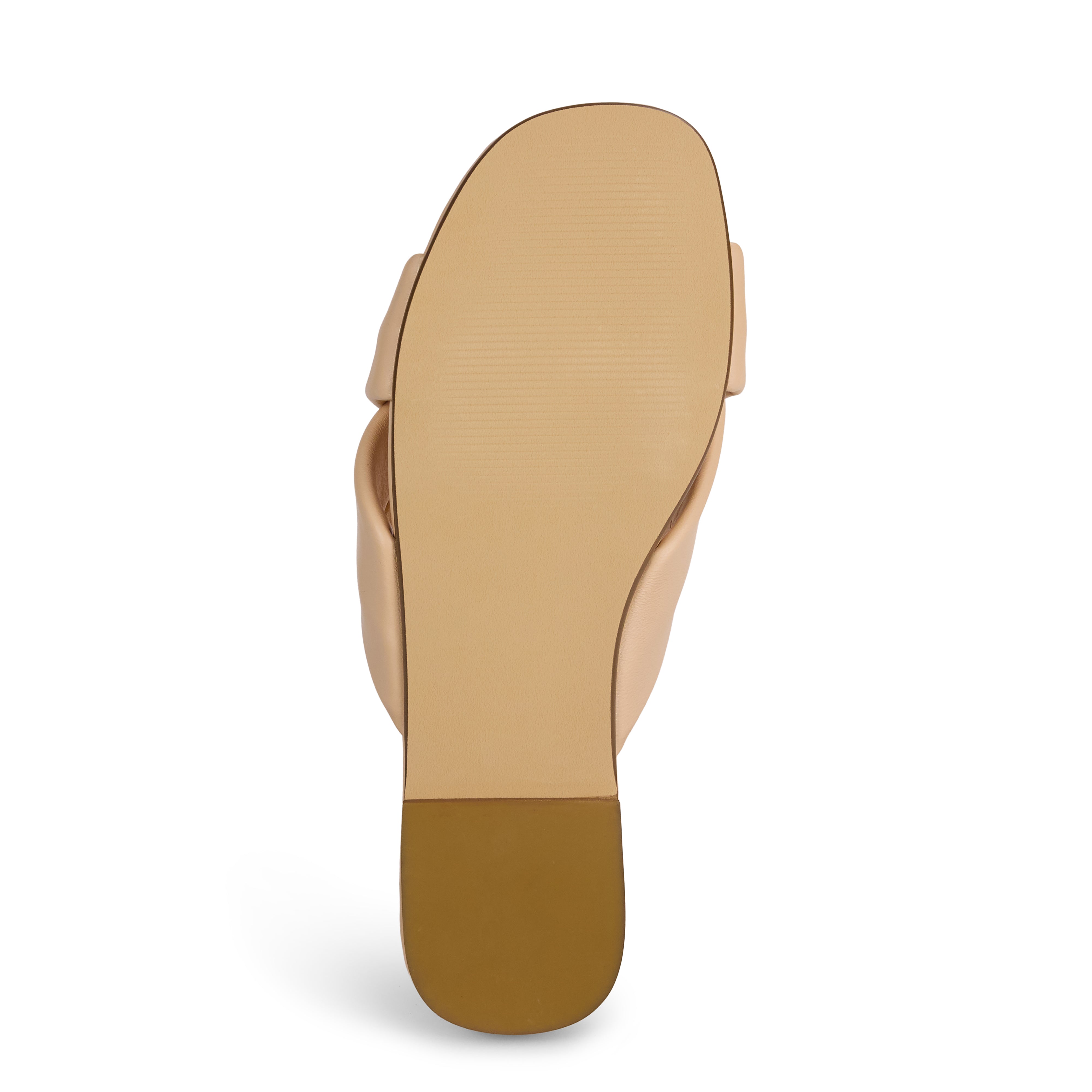 Nancy Slide in Nude Leather