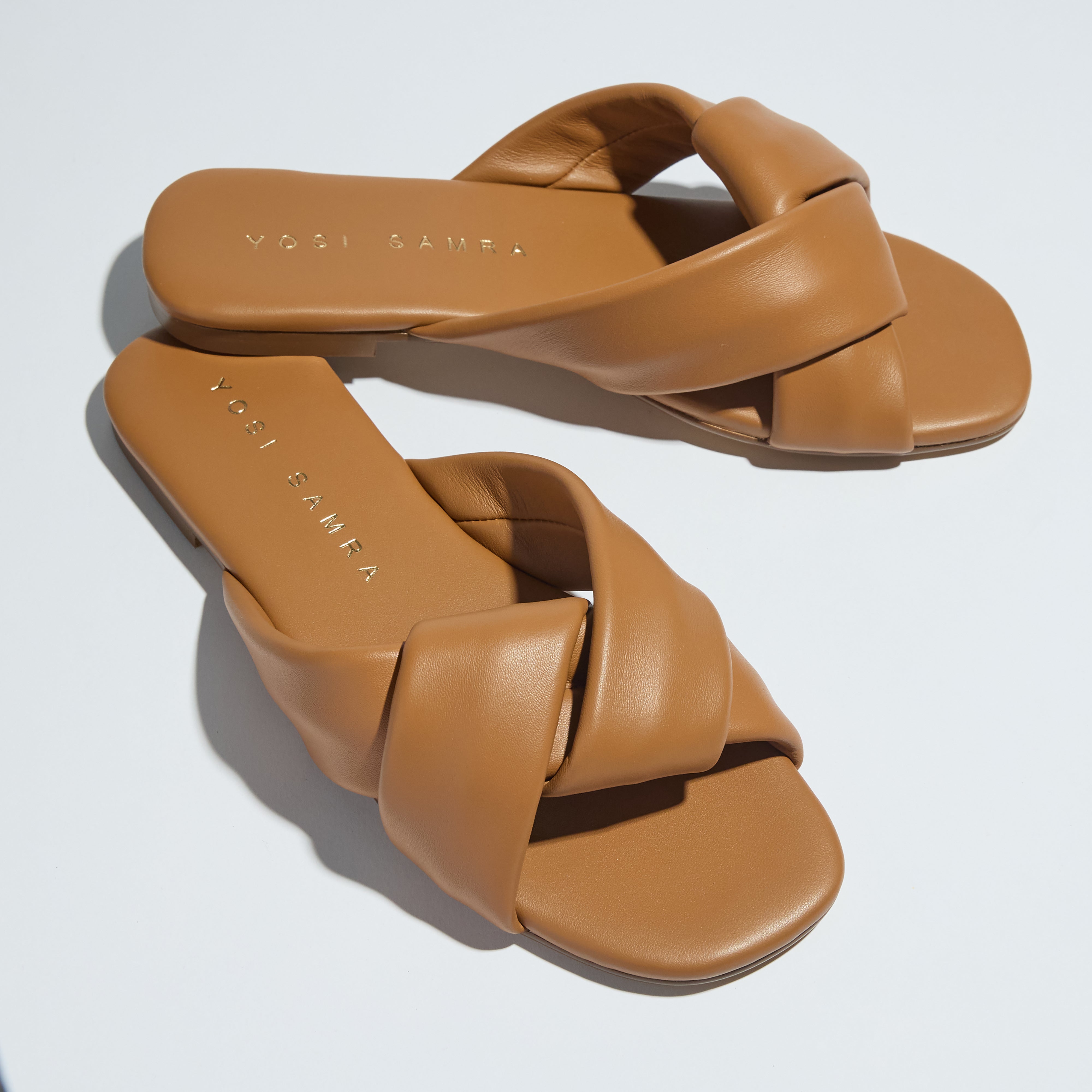 Nancy Slide in Whiskey Leather