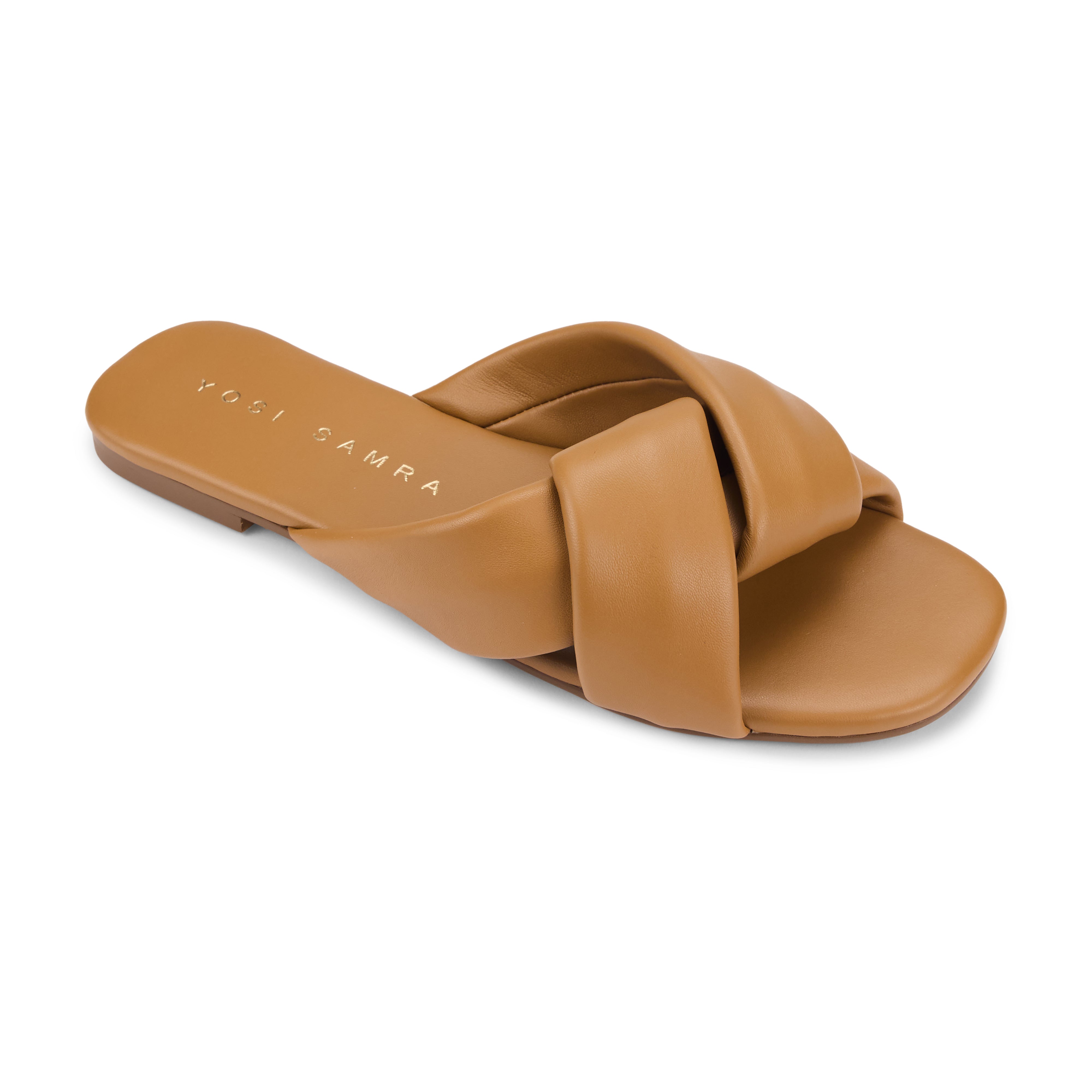 Nancy Slide in Whiskey Leather