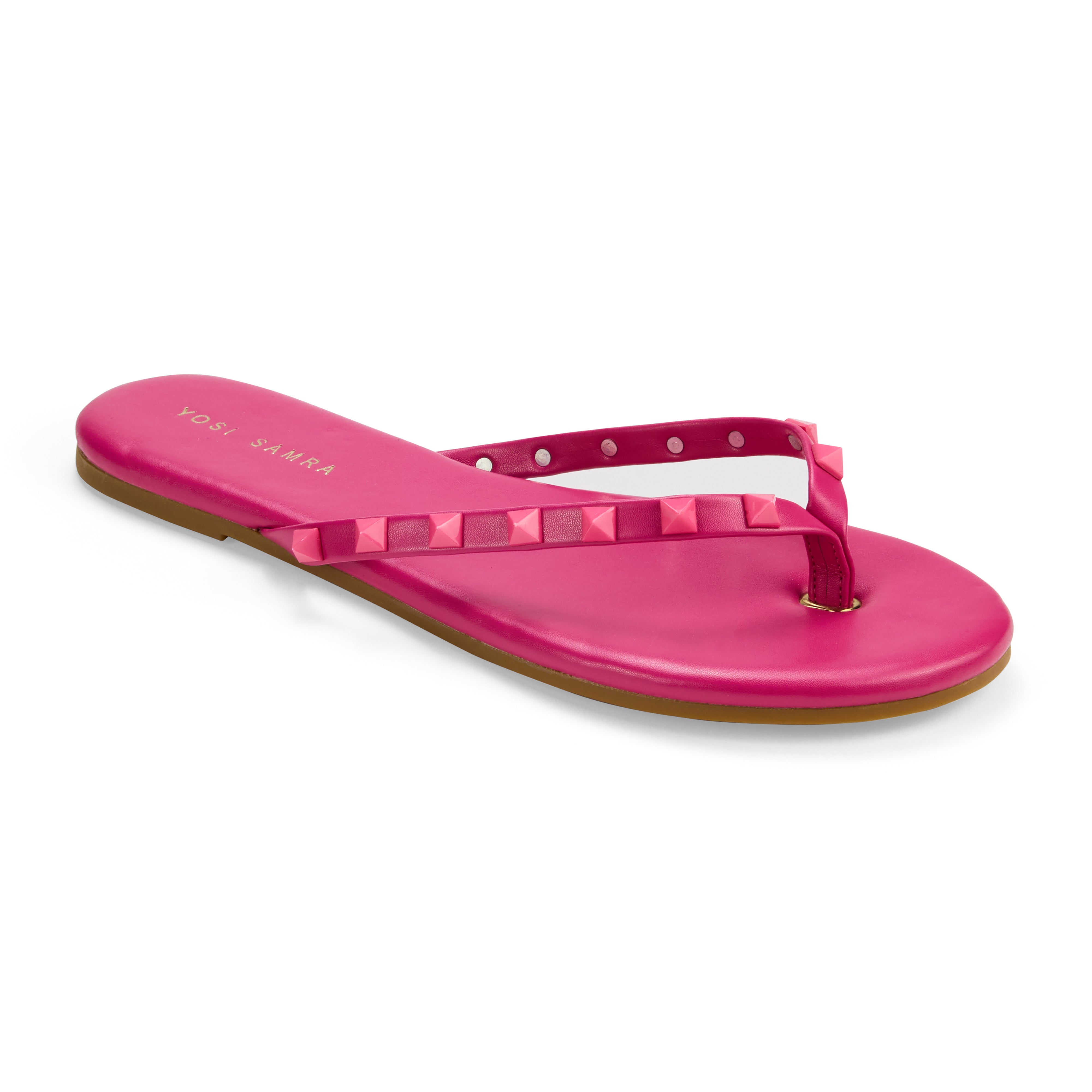 Rivington Stud Flip Flop in Fuchsia