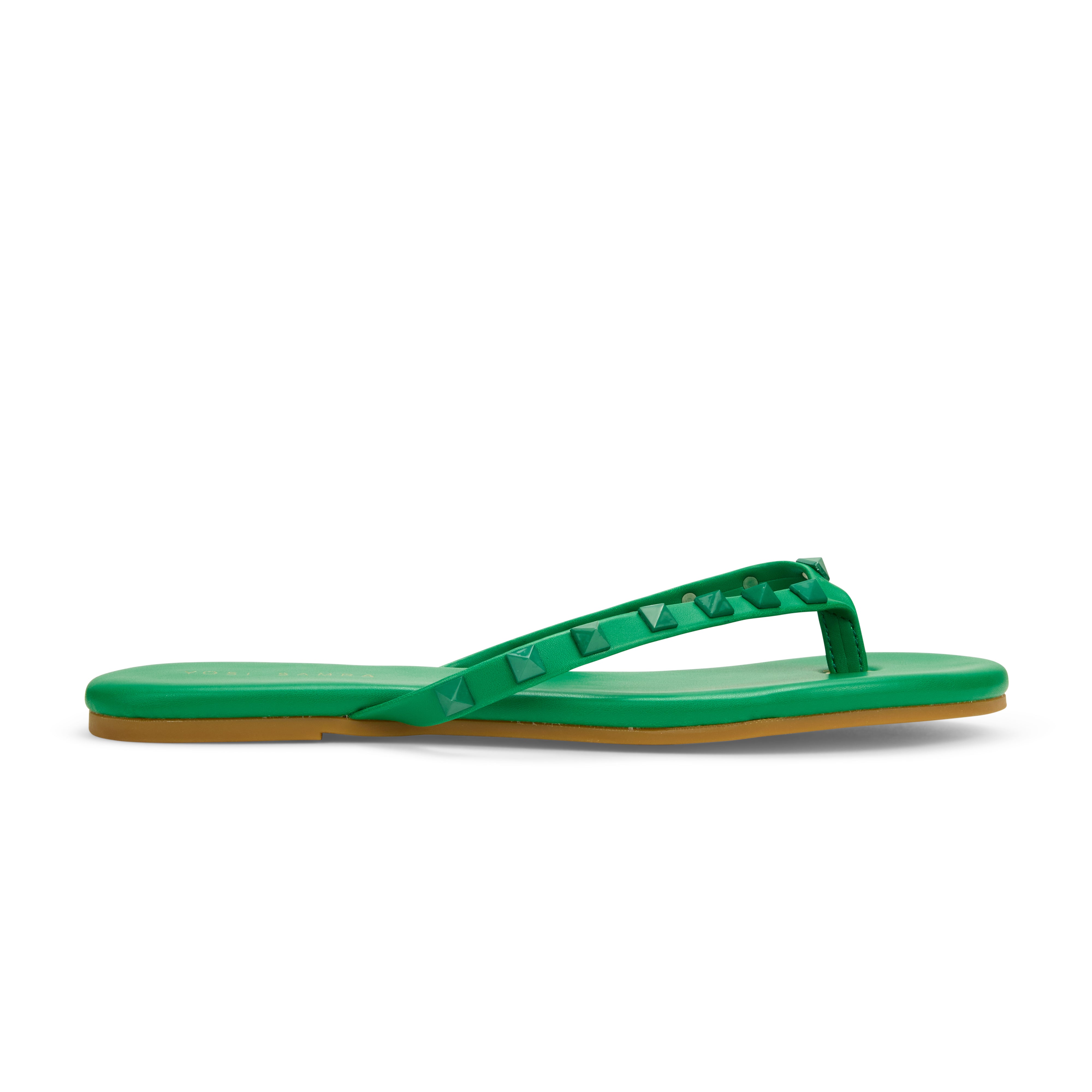 Rivington Stud Flip Flop in Green