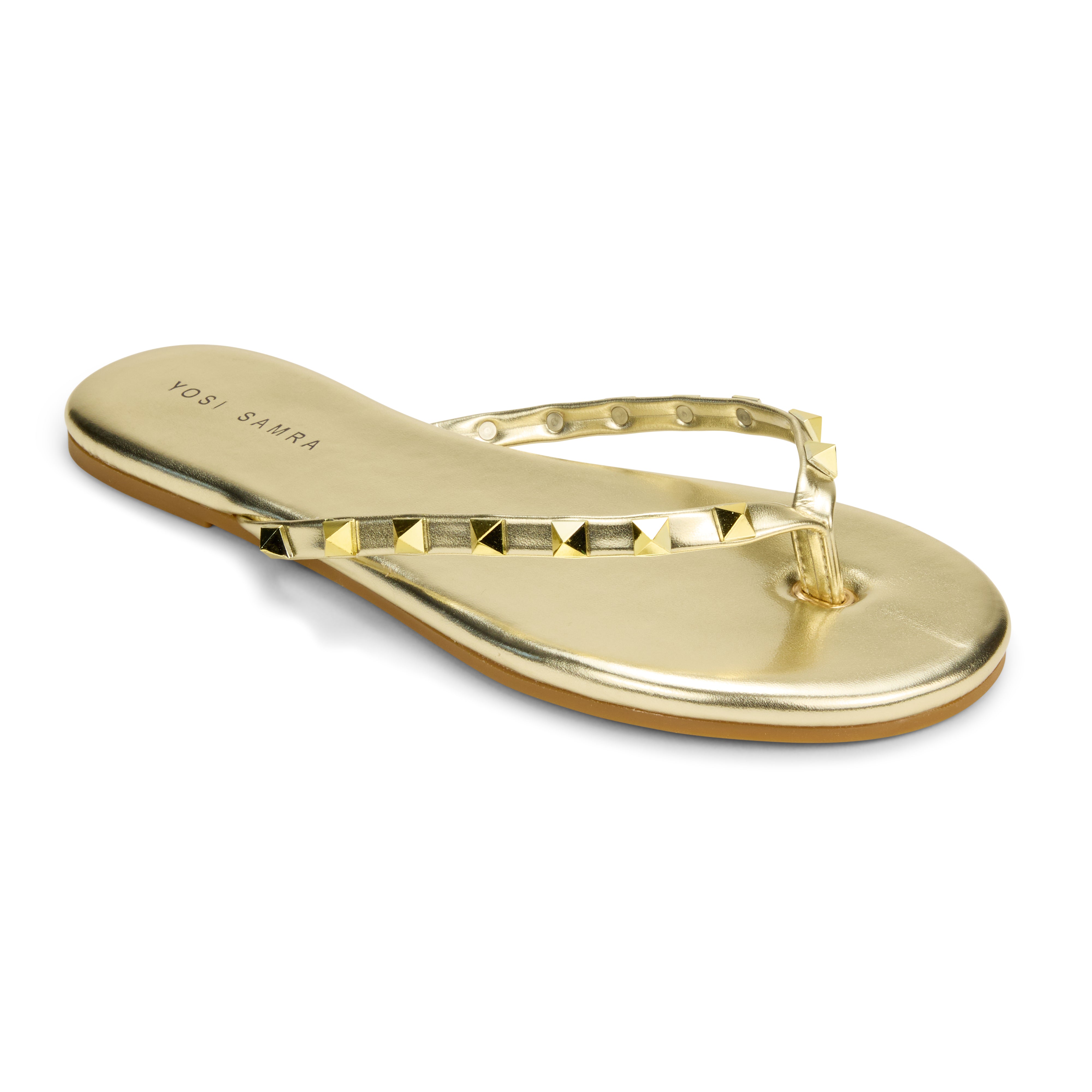 Rivington Stud Flip Flop in Gold