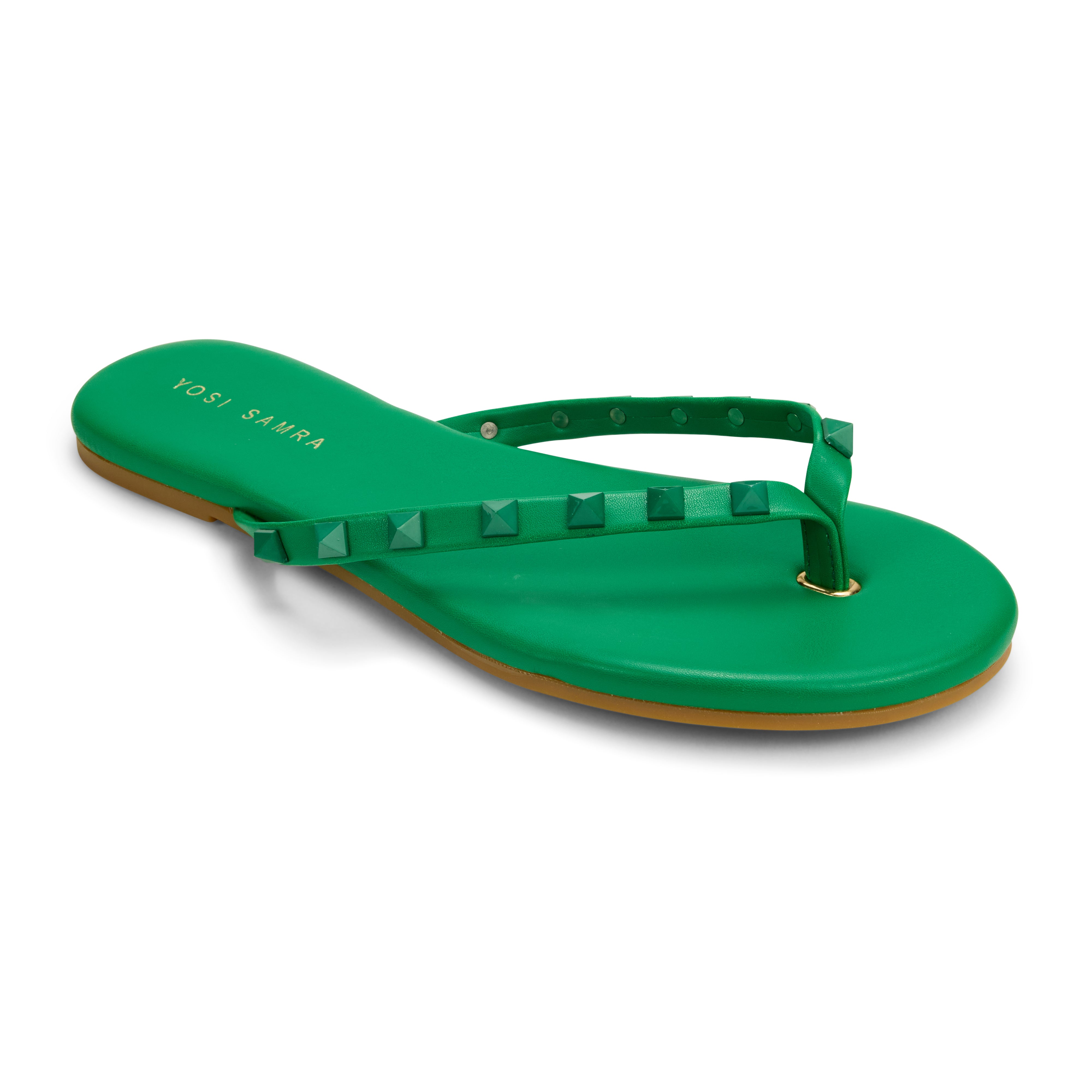 Rivington Stud Flip Flop in Green