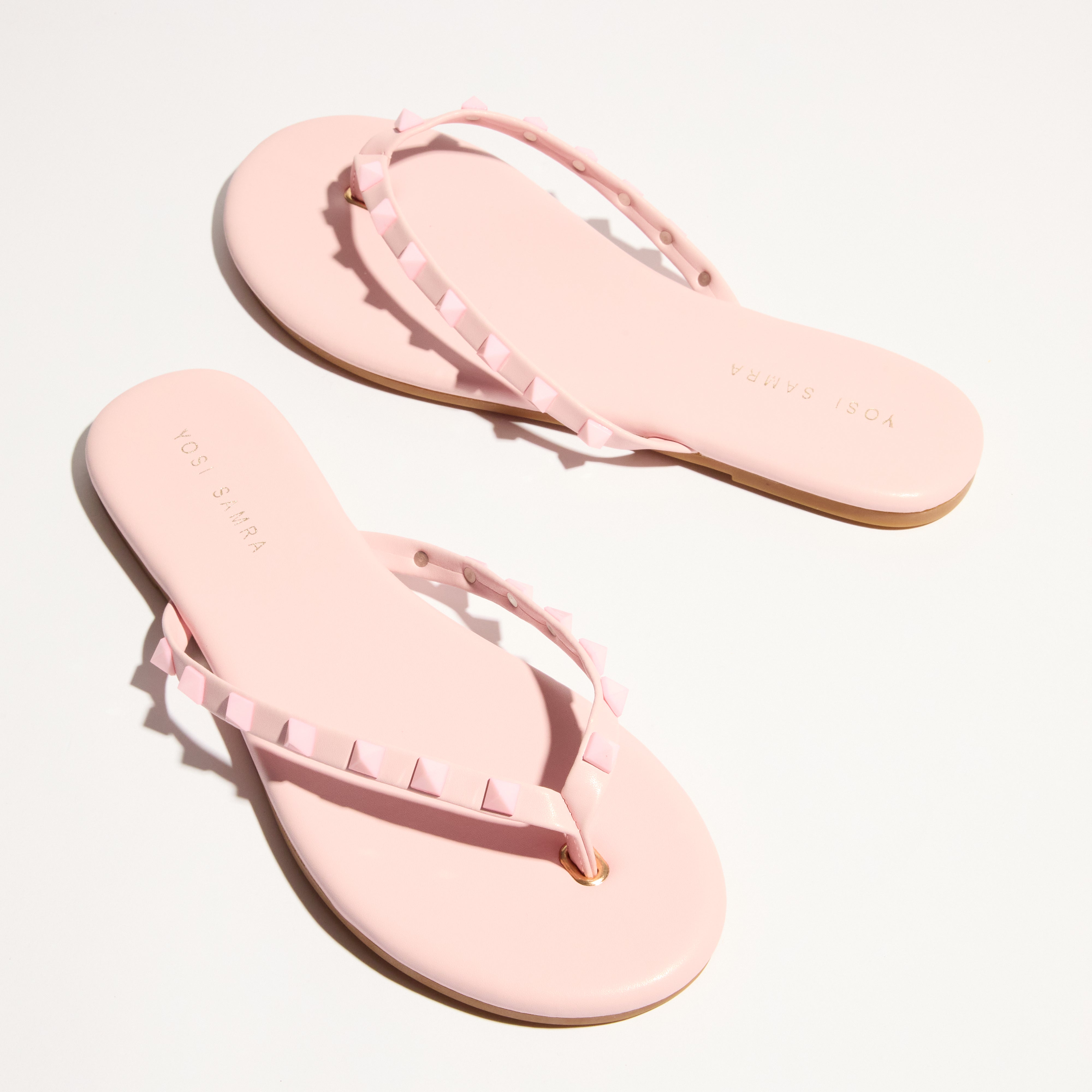 Rivington Stud Flip Flop in Ballet Pink