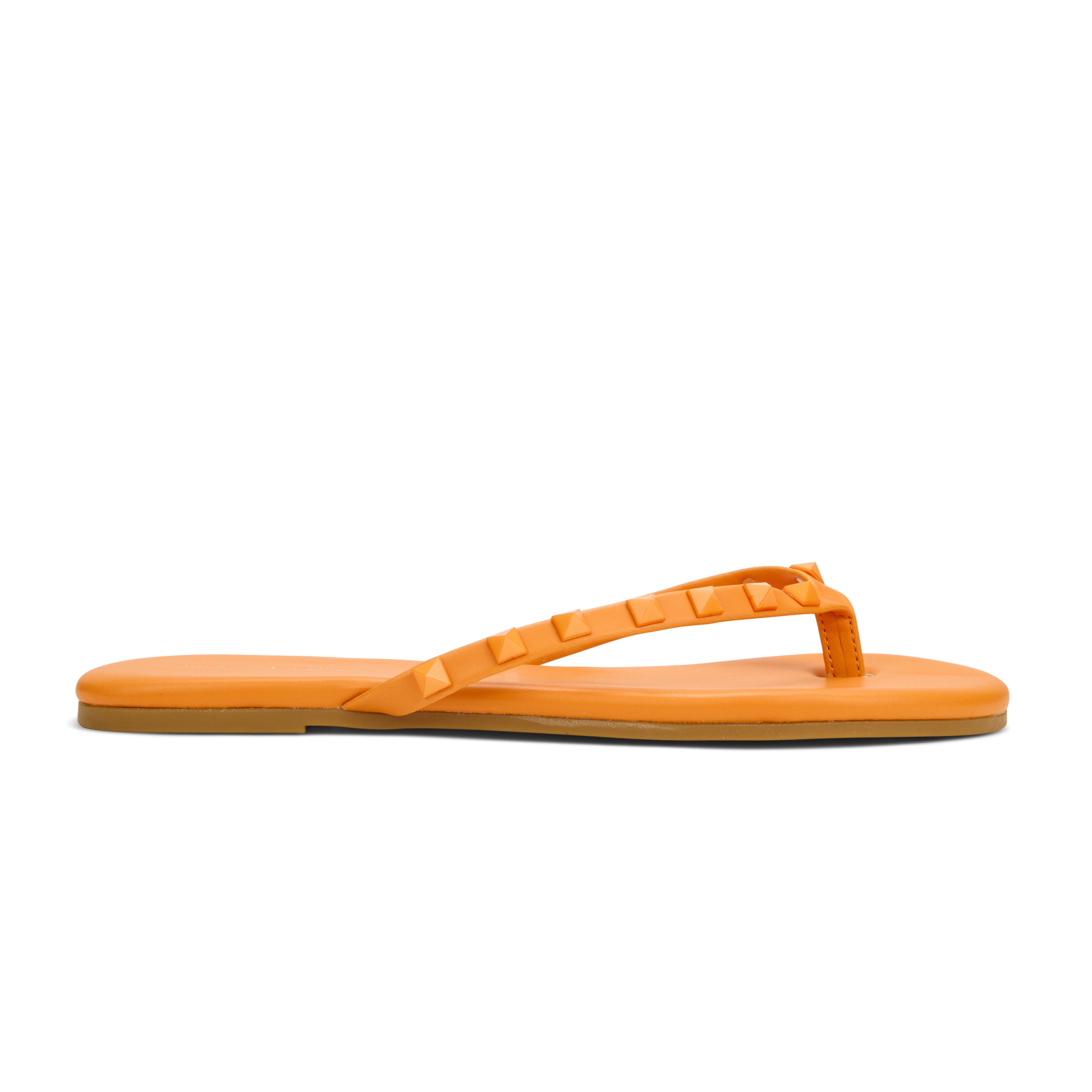 Rivington Stud Flip Flop in Tangerine