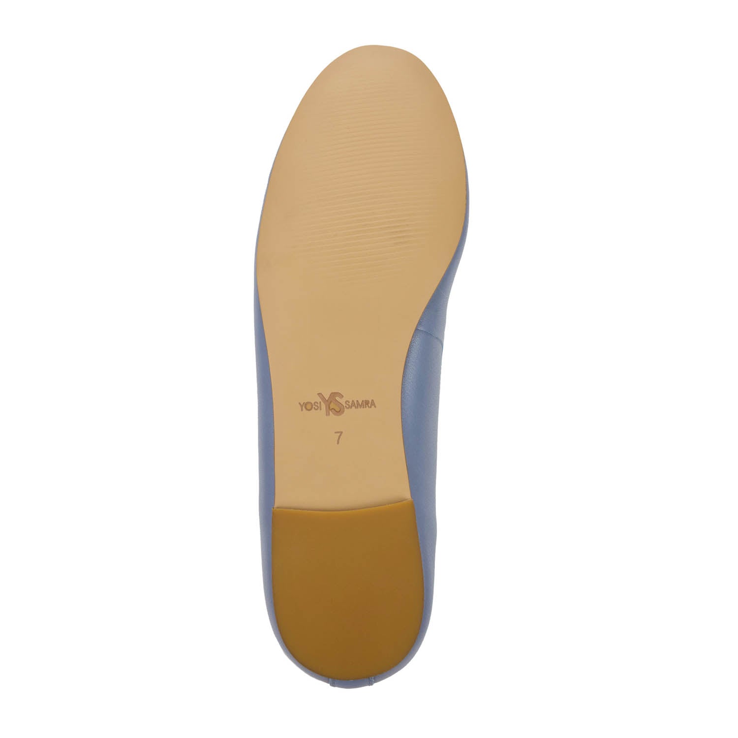 Sadie Ballet Flat in Aqua Leather