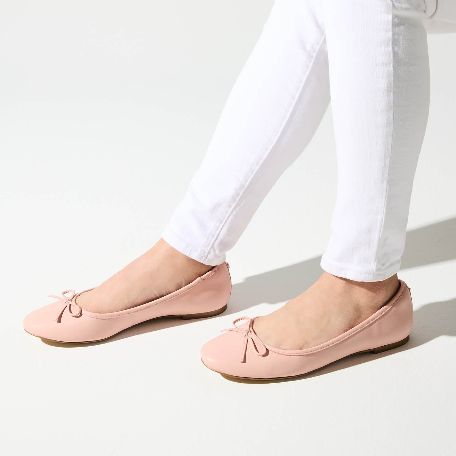 Blush flat shoes online