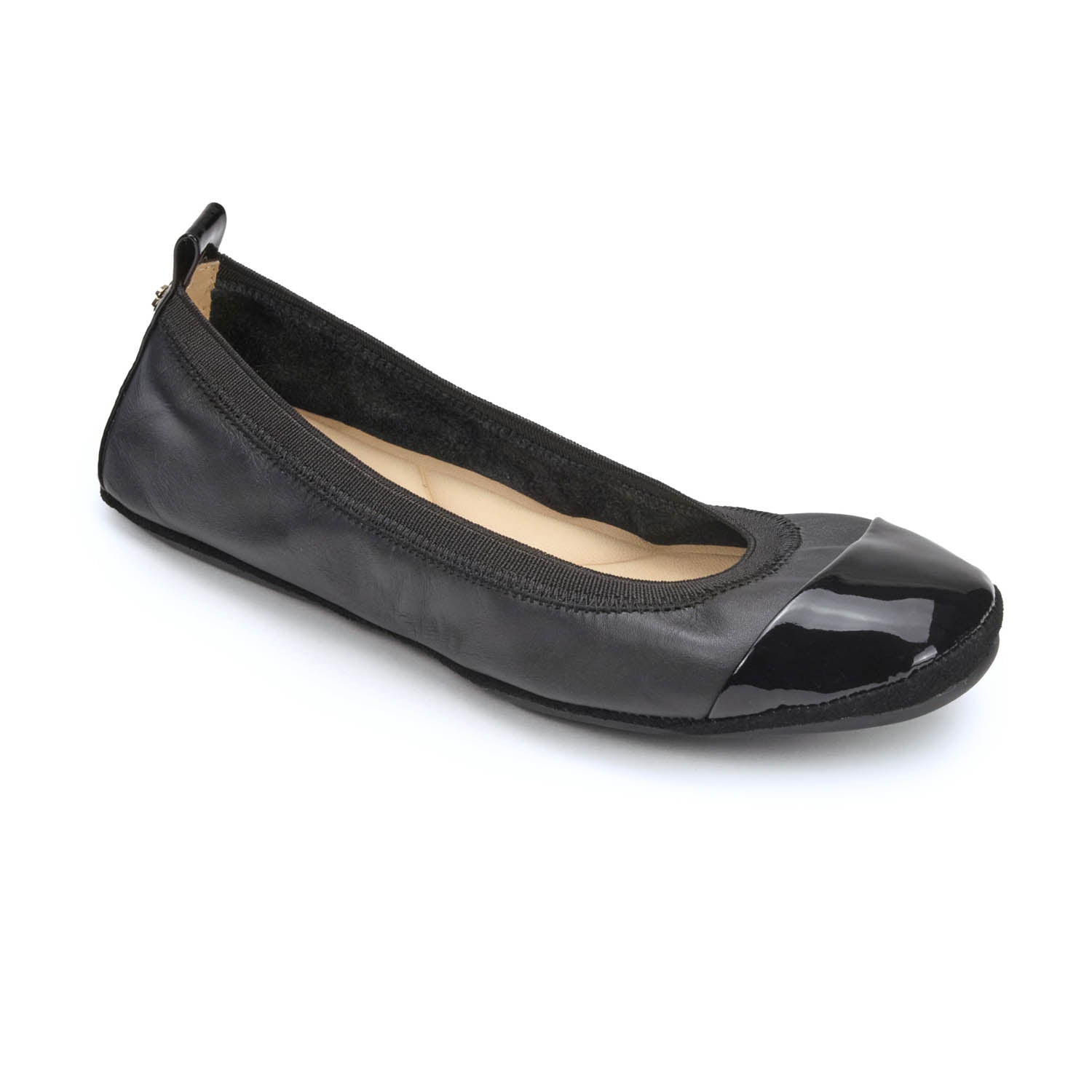 Yosi Samra outlet Black Speckled Metallic Flats