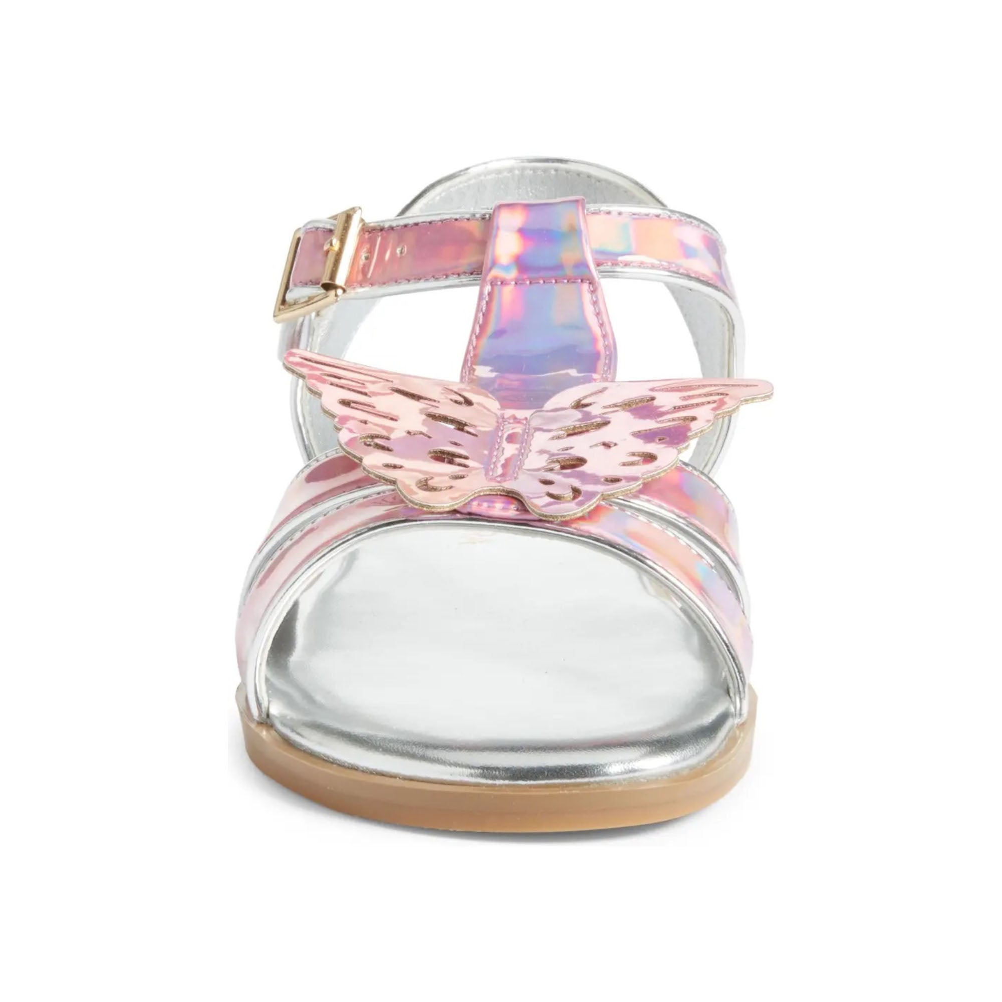 Miss Butterfly Sandal in Rainbow Iridescent - Kids