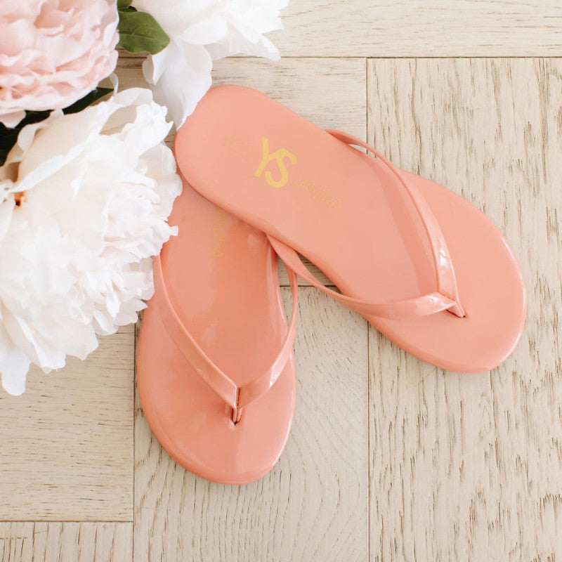 Miss Rivington Flip Flop in Peach - Kids