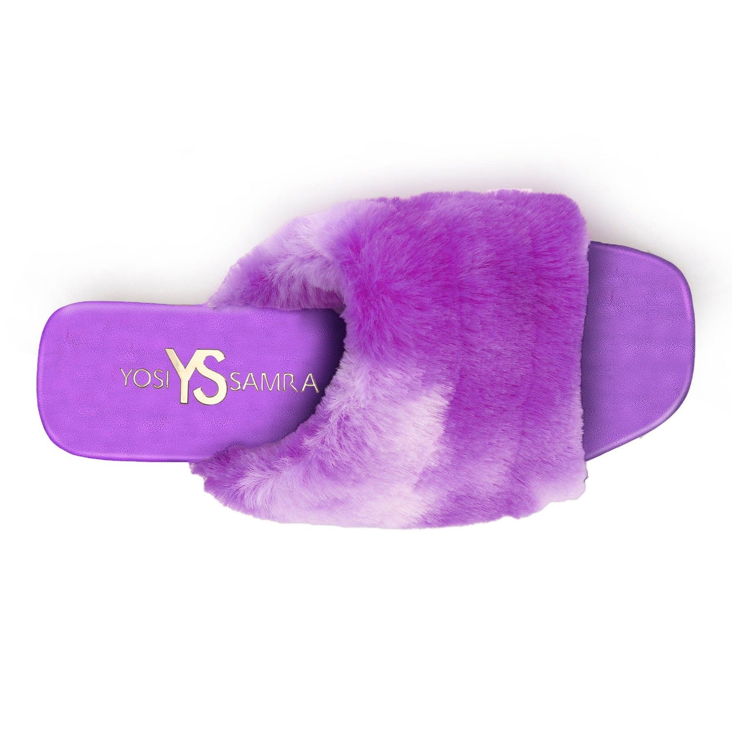 Yosi Samra Miss Nora Slide in Purple Multi Kids Purple 1Y