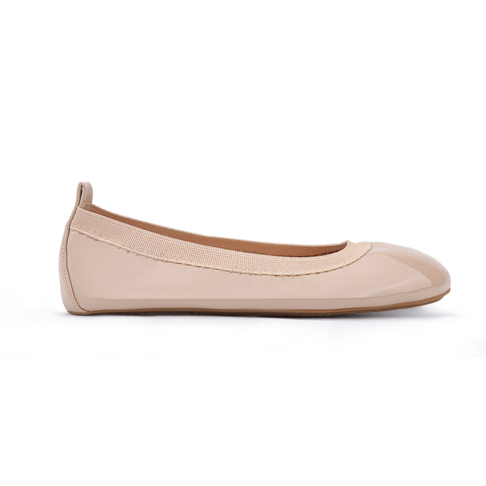 Miss Samara Ballet Flat in Blush Patent - Kids