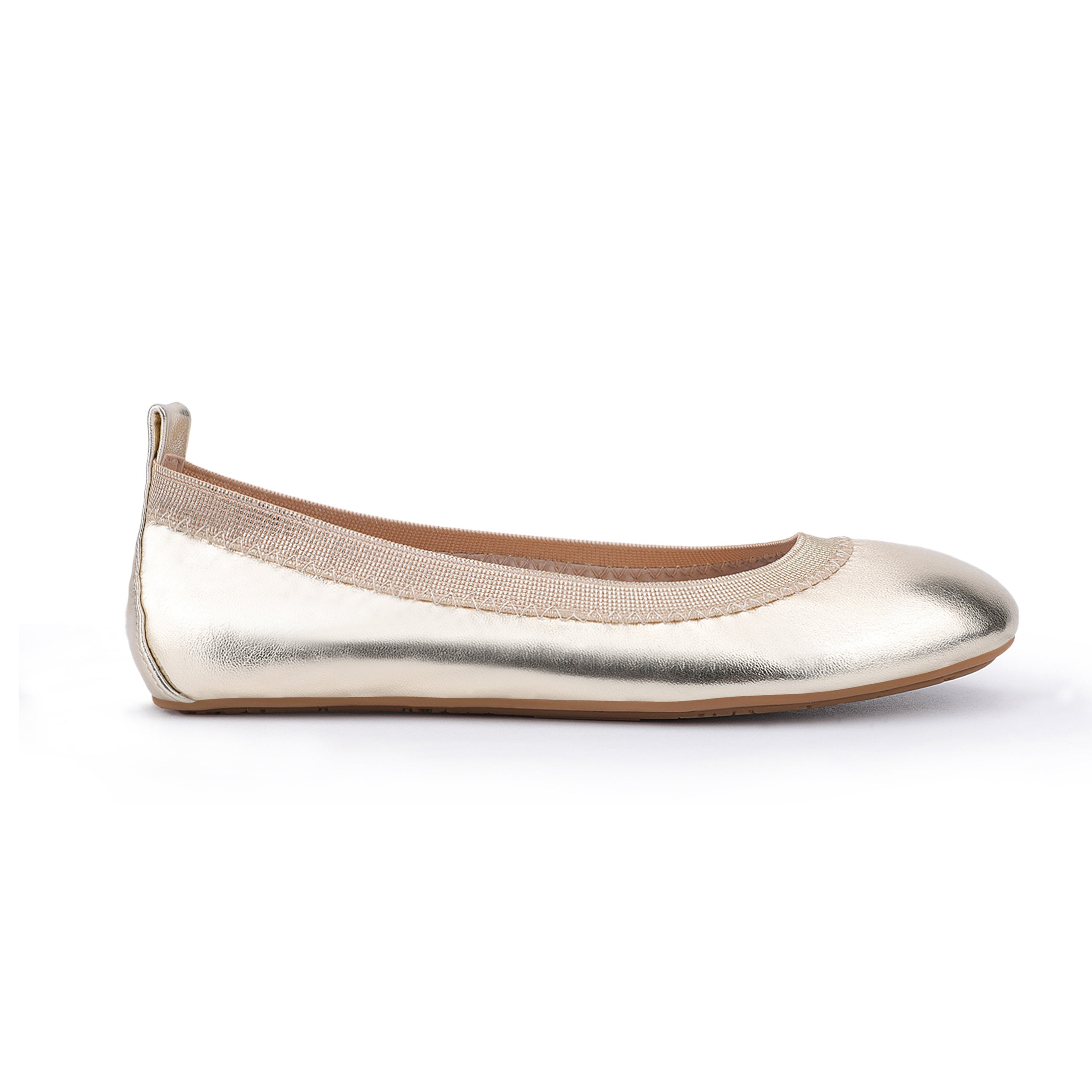 Miss Samara Ballet Flat in Gold - Kids