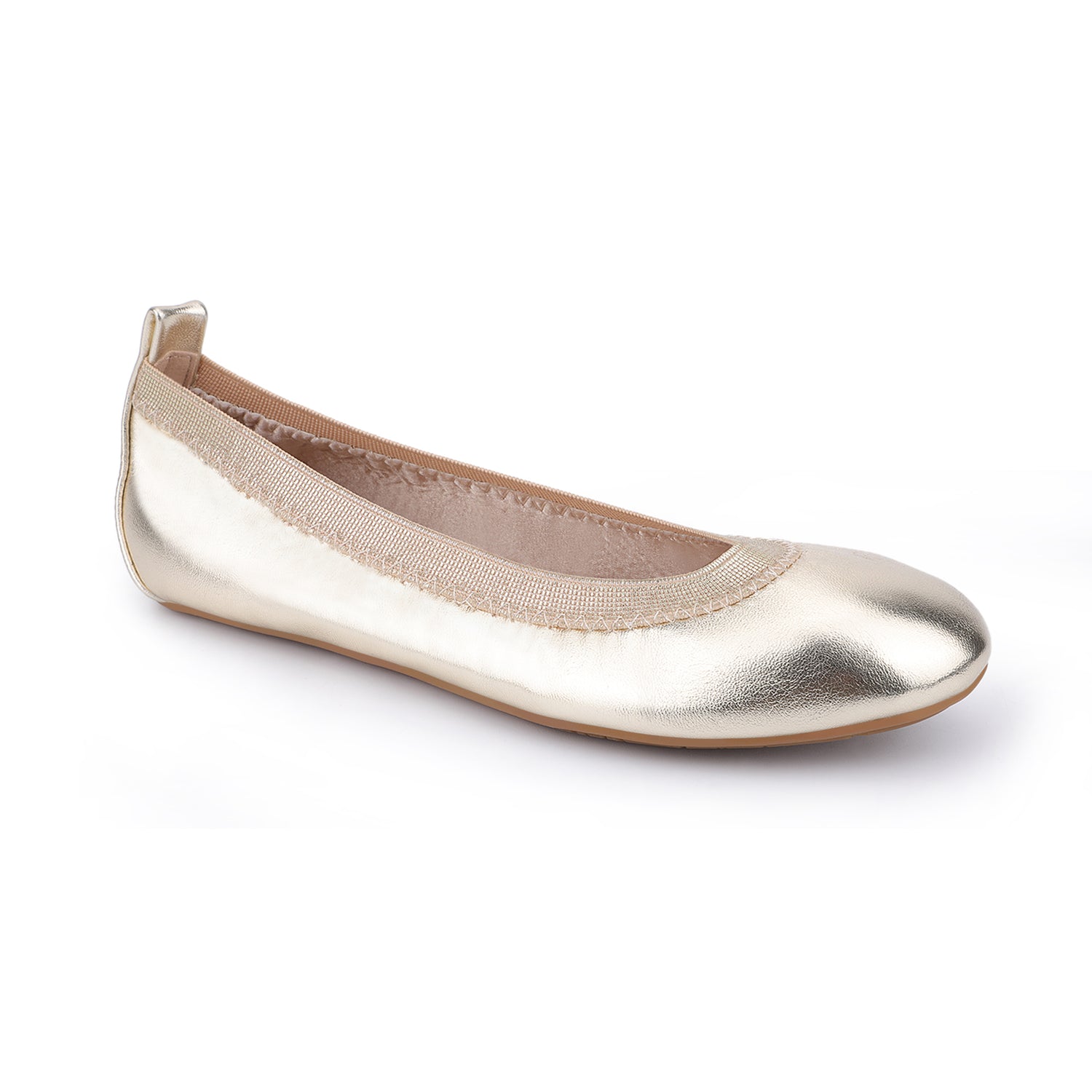 Miss Samara Ballet Flat in Gold Metallic - Kids