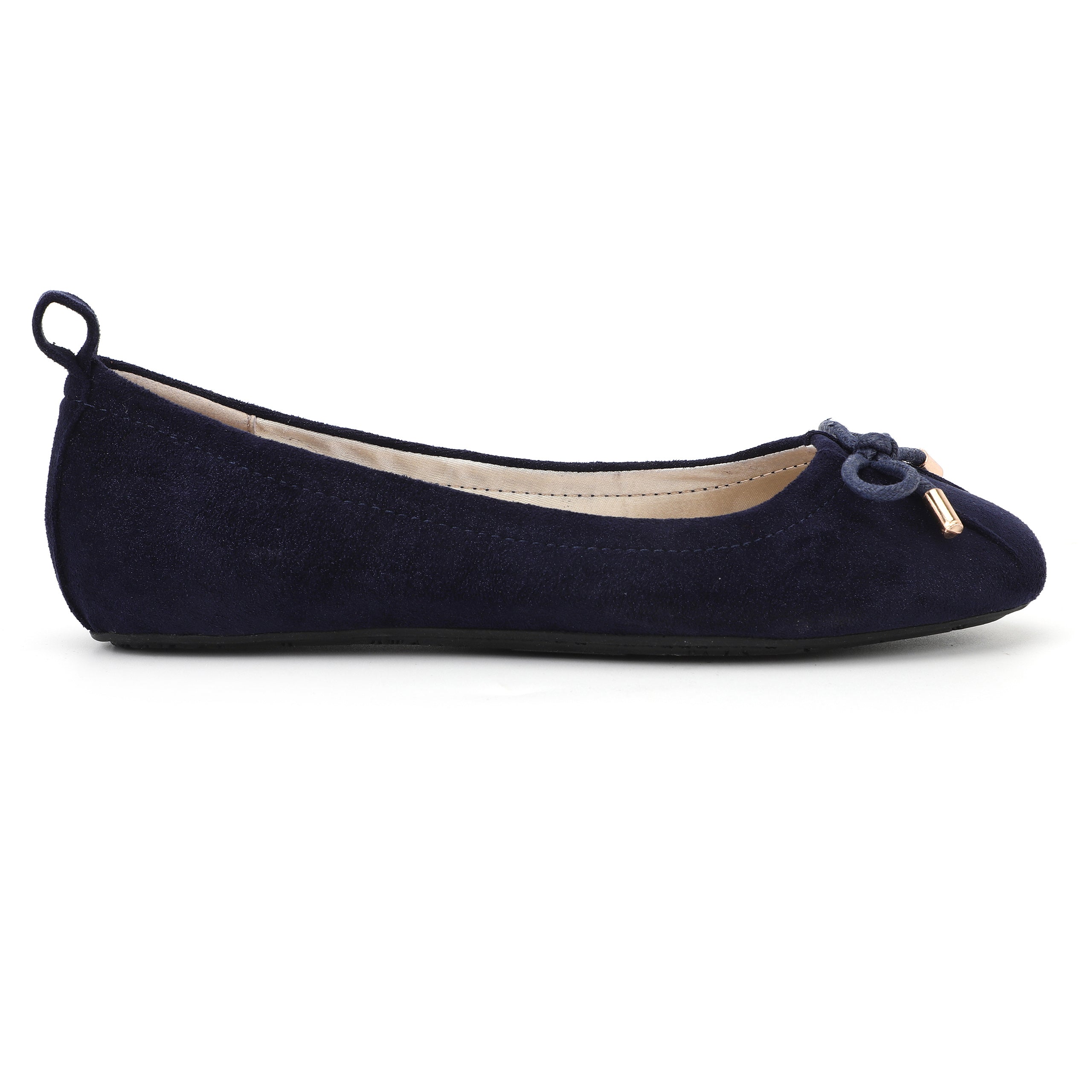 Miss Sheila Ballet Flat in Midnight Blue - Kids