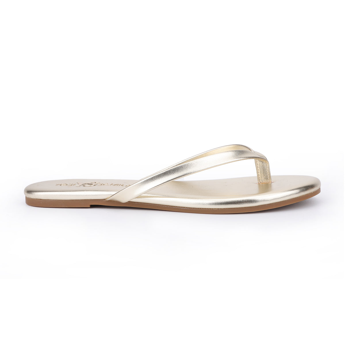 Rivington Flip Flop in Gold Metallic